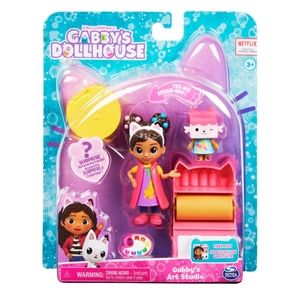 Sold***&Gabby's Dollhouse Art Studio Figure Set